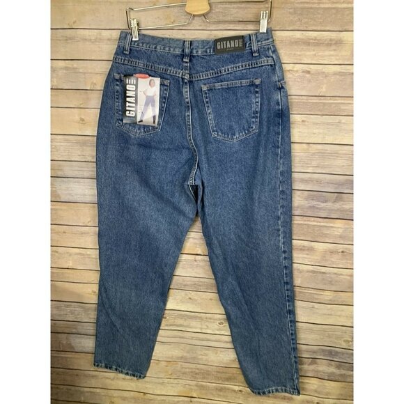 Vintage NEW Gitano Jeans Womens 16 Relaxed Fit Mom High Waisted Boho Hippie - Picture 6 of 11